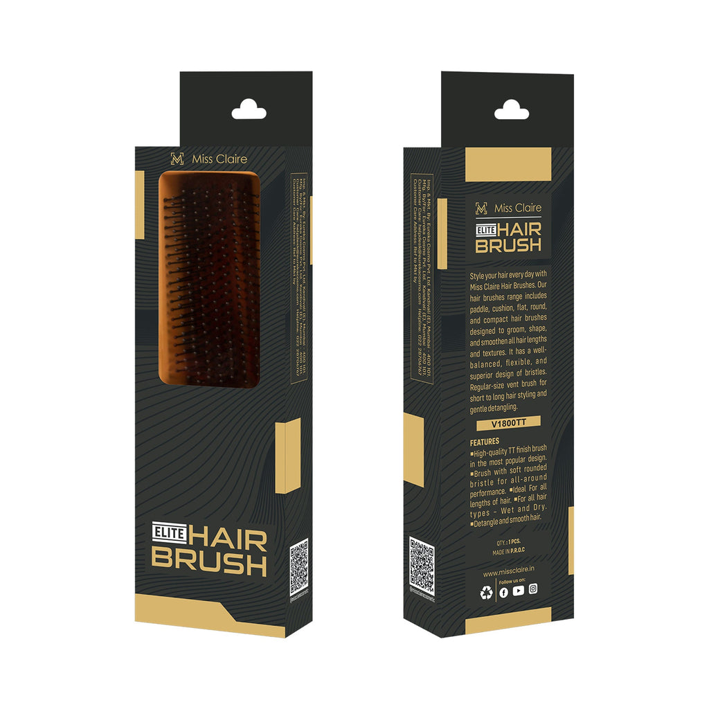 Miss Claire V1800Tt Flat Hair Brush