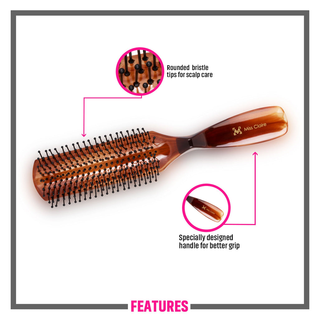 Miss Claire V1800Tt Flat Hair Brush