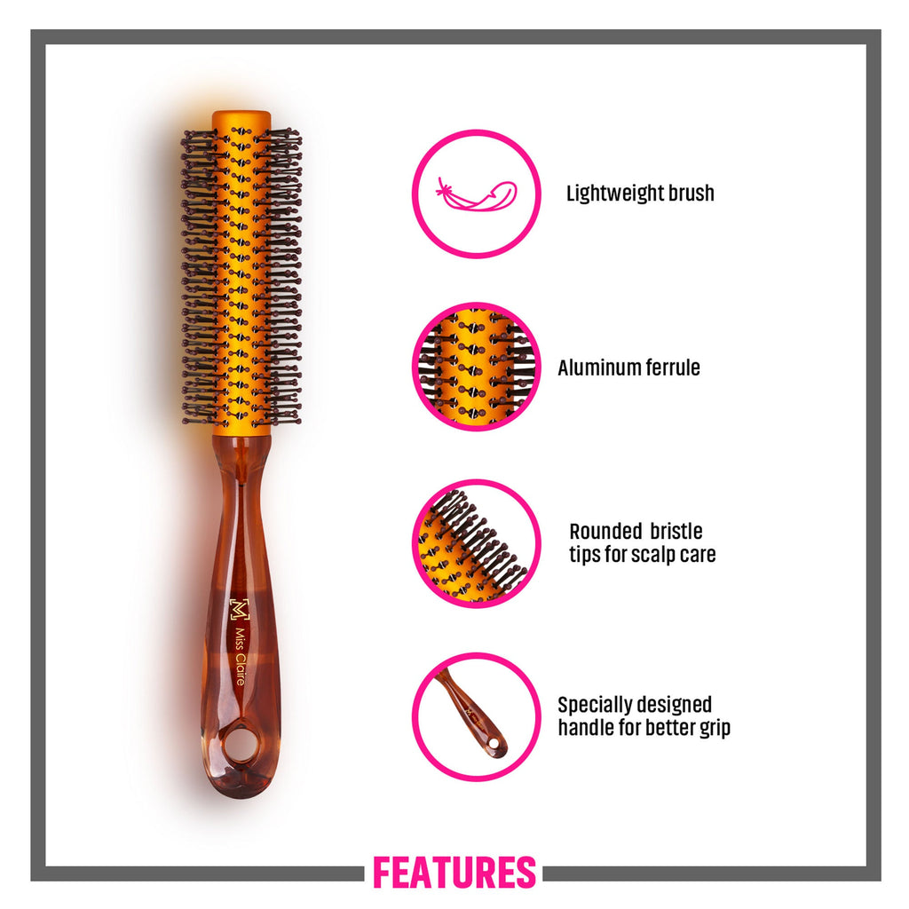 Miss Claire R67003Tta Round Hair Brush