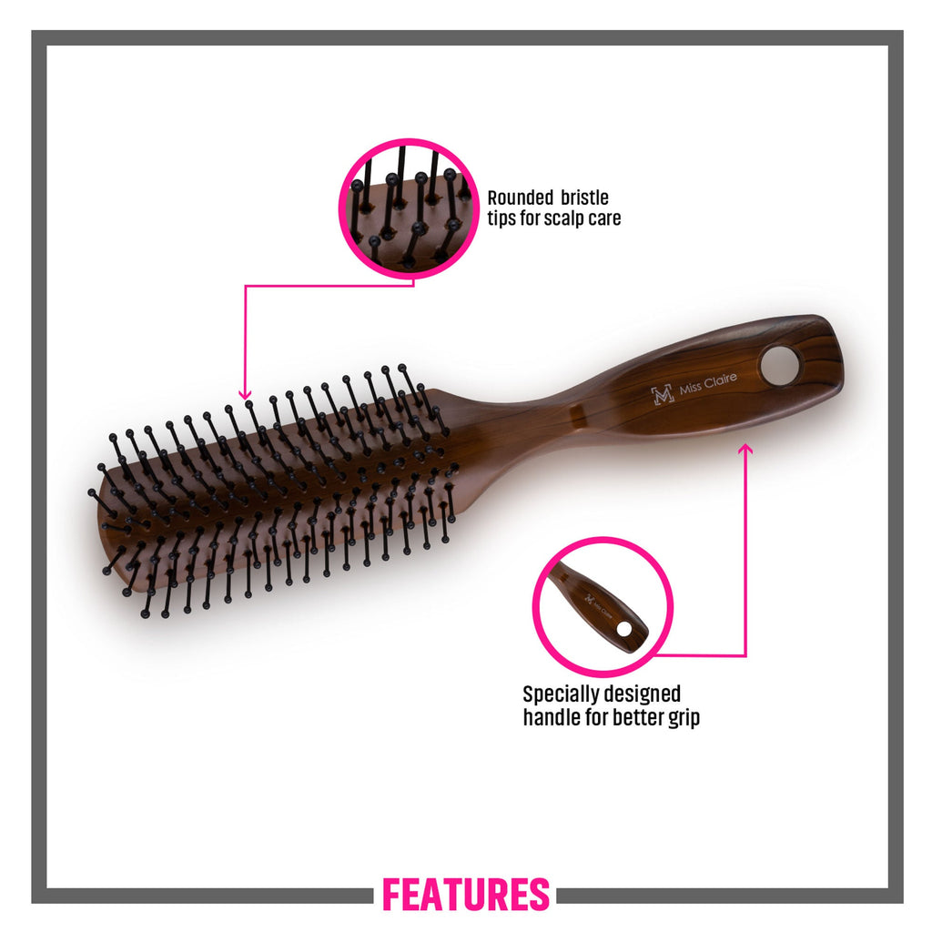 Miss Claire V1803F Flat Hair Brush - Fb21