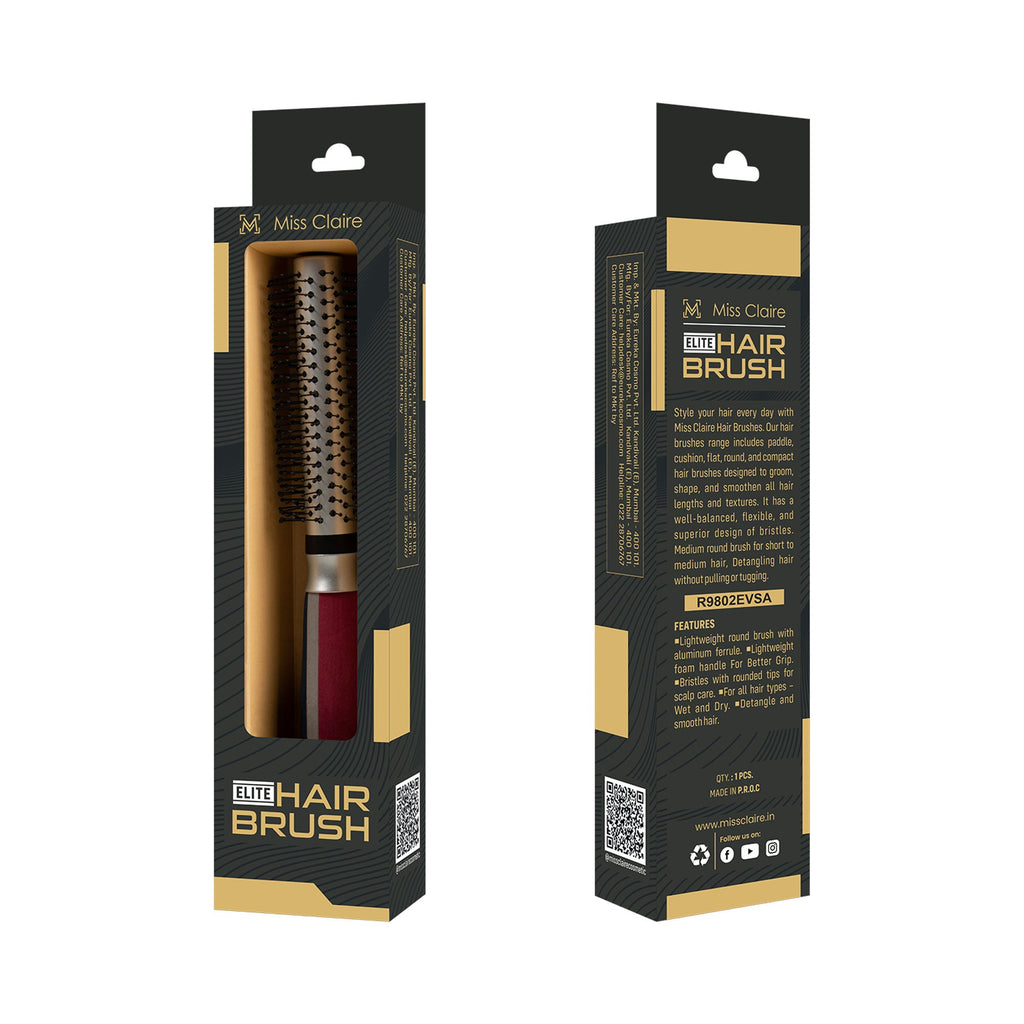 Miss Claire R9802Evsa Round Hair Brush