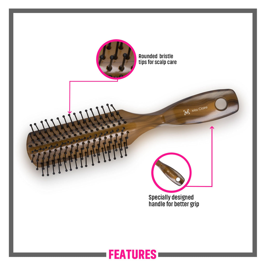 Miss Claire V1803F Flat Hair Brush - Fb17