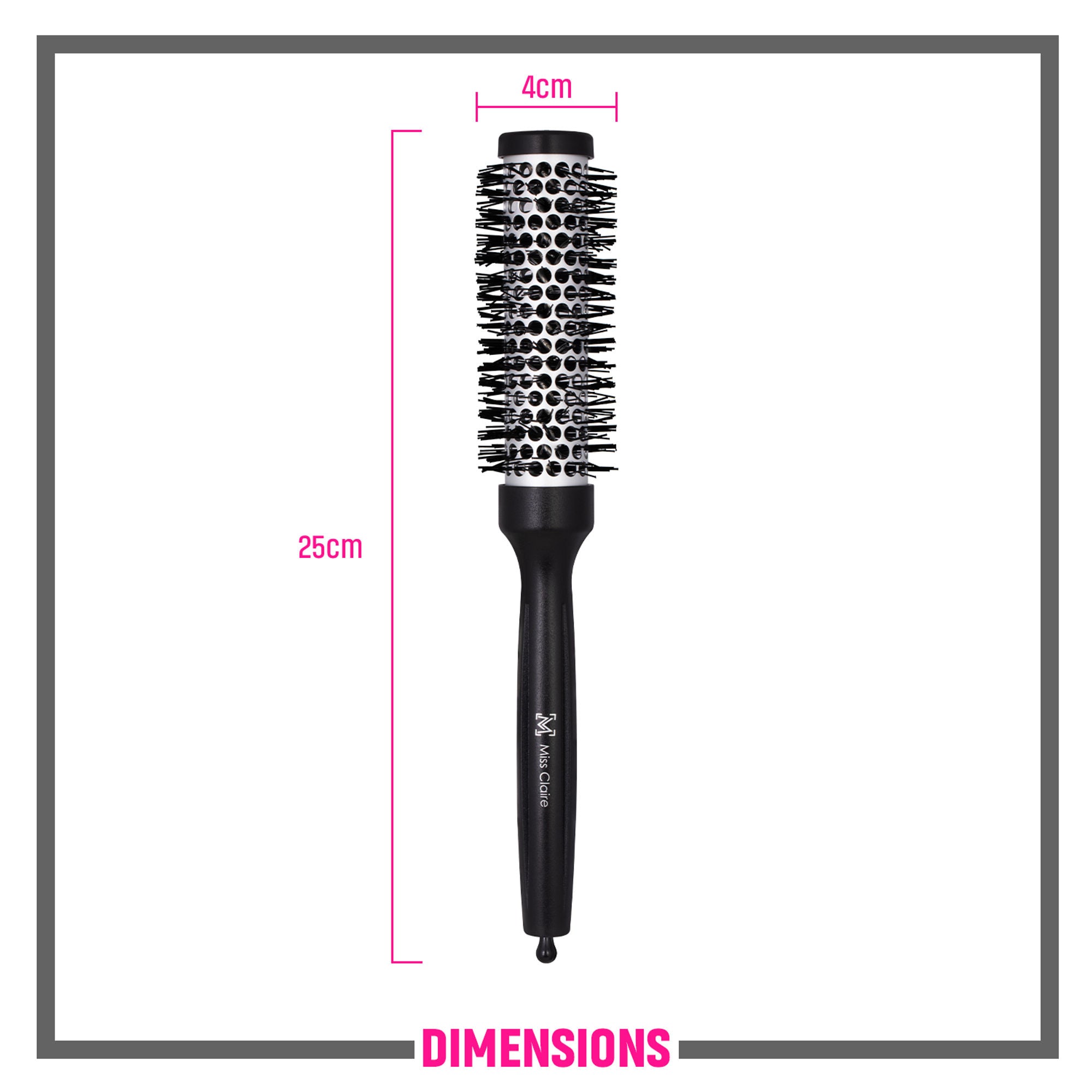Miss Claire R5711 Hot Curl Hair Brush - Small