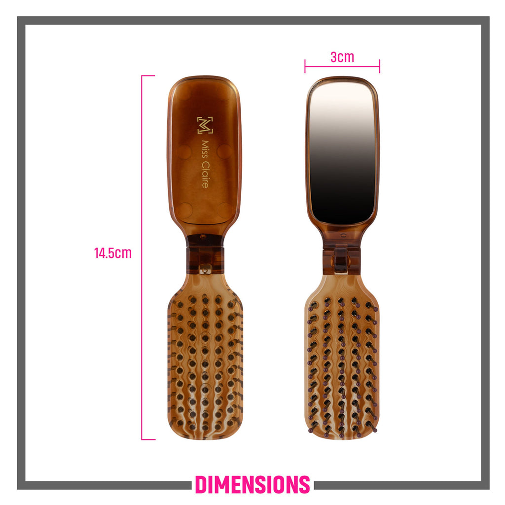 Miss Claire V450Tt Flat Hair Brush - Small