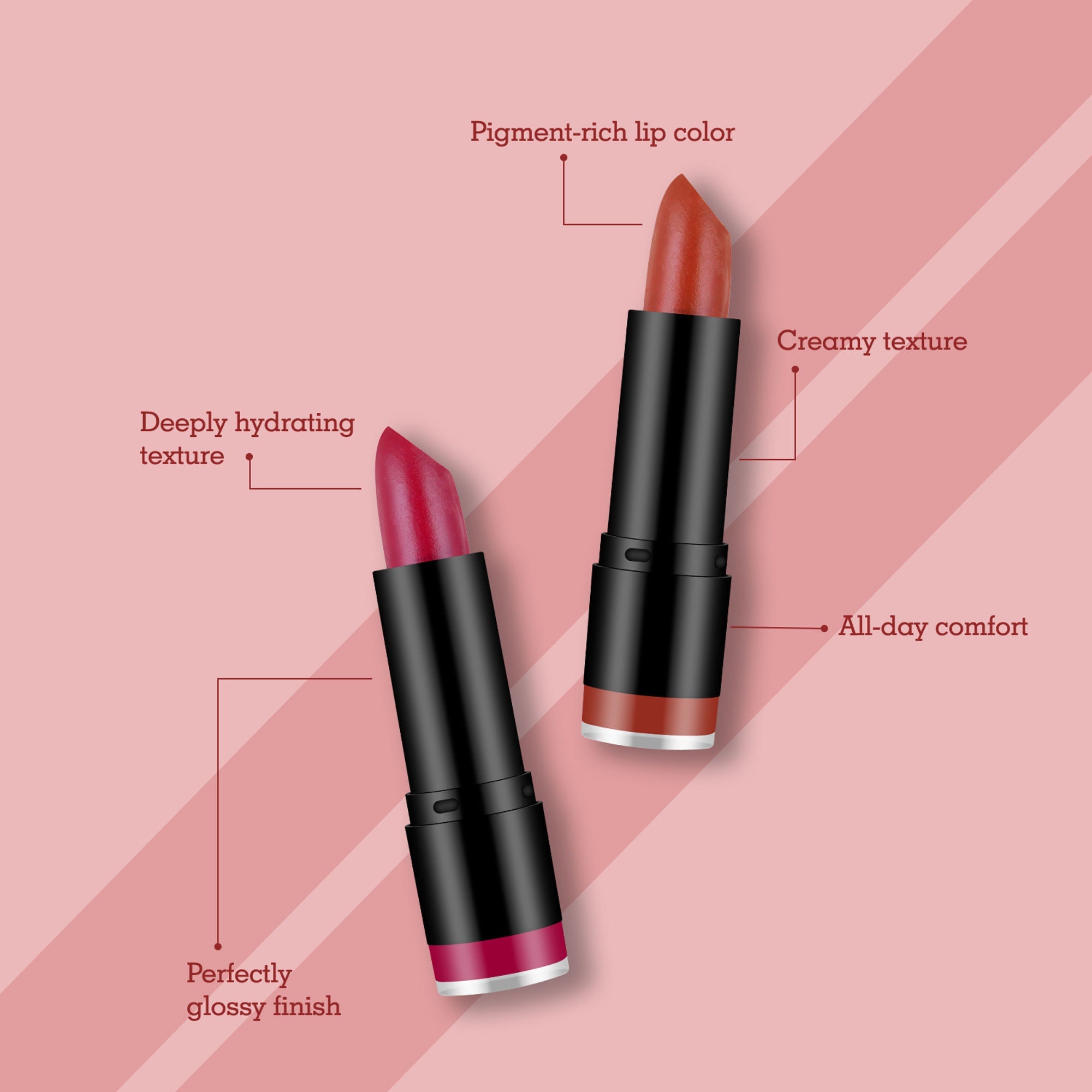 Miss Claire Aqua Rouge Lipstick - 317
