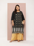 Sztori Plus Size Ethnic Motifs Print Kurta
