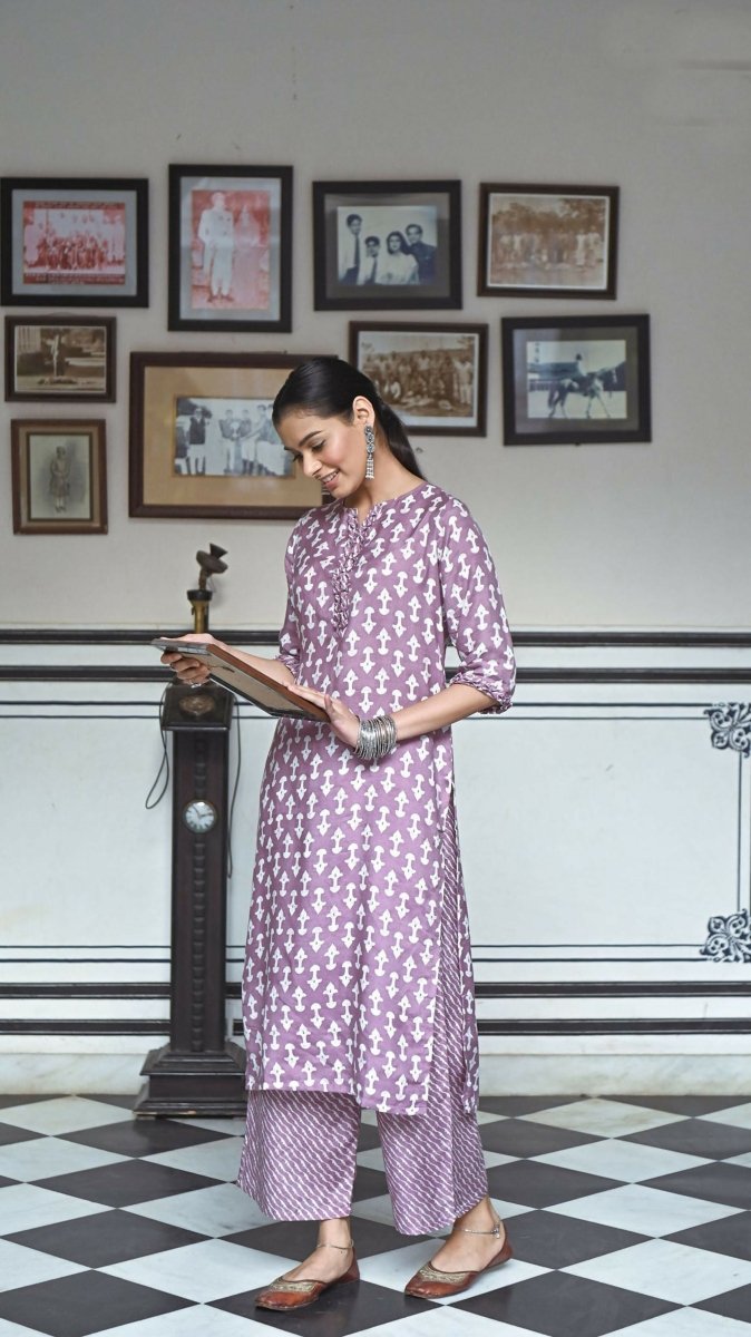 Aayaa Pure Muslin printed Multi Co-Ord Set - Multi Color