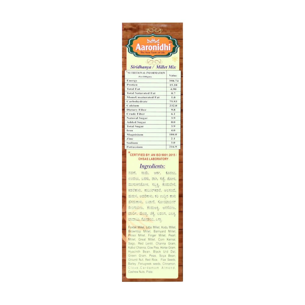 Aaronidhi Millet Mix Powder
