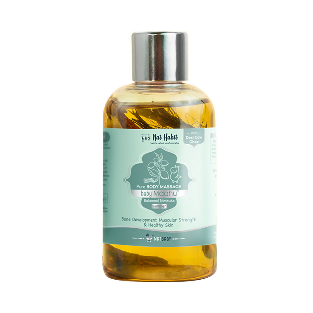 Nat Habit Balamool Nimbuka Pure Baby Maahu Baby Massage Oil