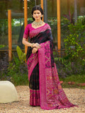 Shree Shyam Fashion Blue Soft Silk Saree
