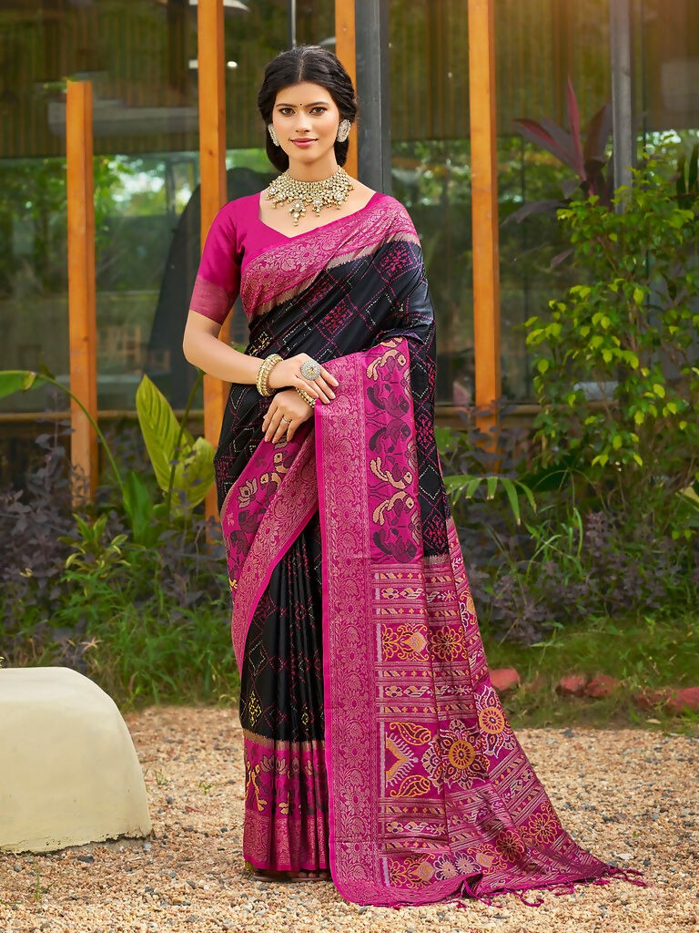 Shree Shyam Fashion Blue Soft Silk Saree