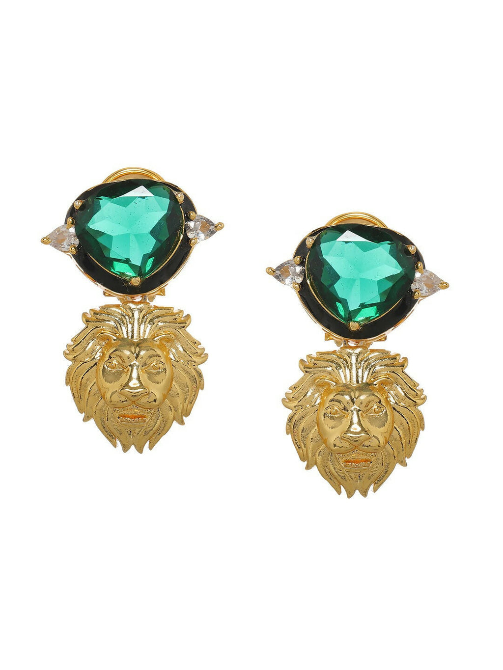 Green Danglers- Ruby Raang