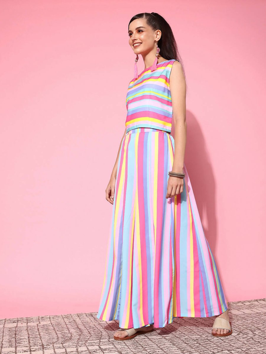 Ahalyaa Women's Traditional Wear Co-ods - Multi