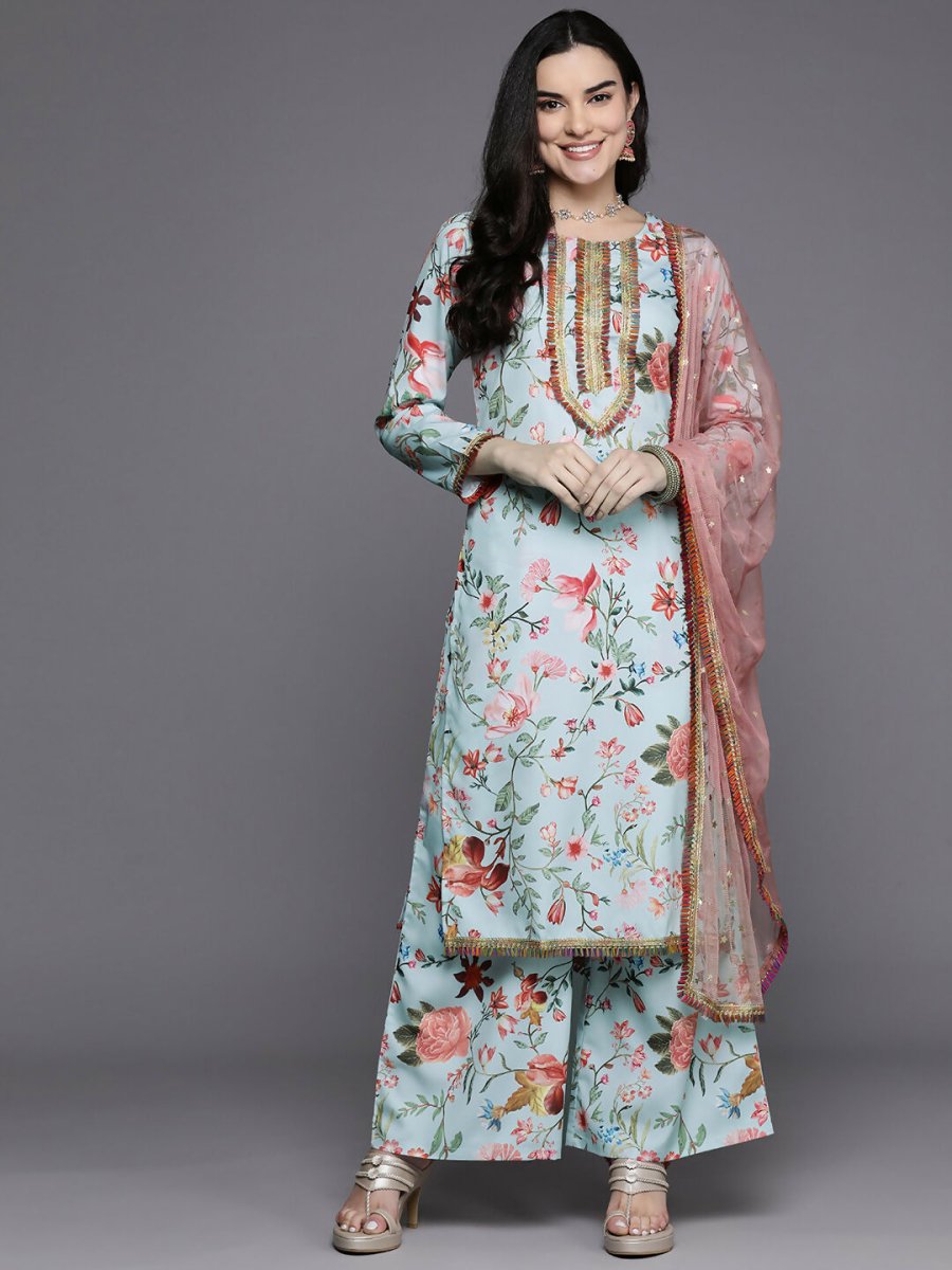 Ahalyaa Women's Traditional wear Kurta Set - Multi Color