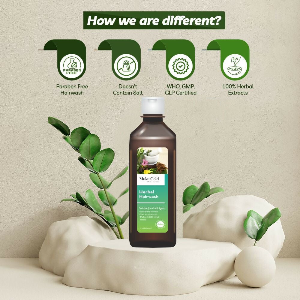 Axiom Mukti Gold Herbal Hair Wash