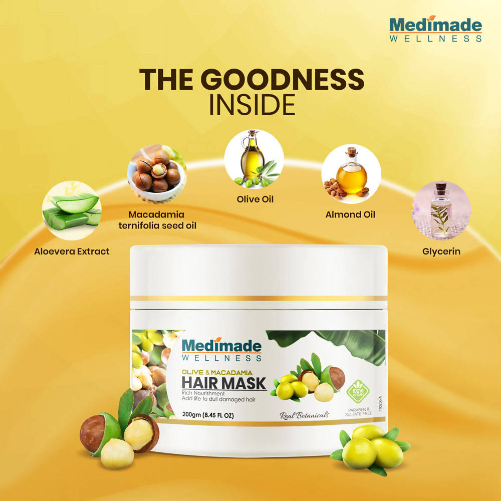 Medimade Wellness Olive & Macadamia Hair Mask