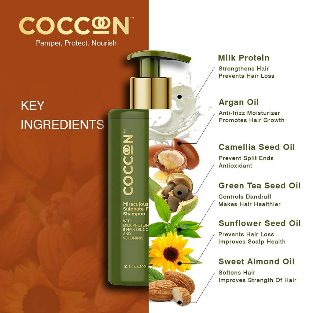 Coccoon Miraculous Sulphate Free Shampoo