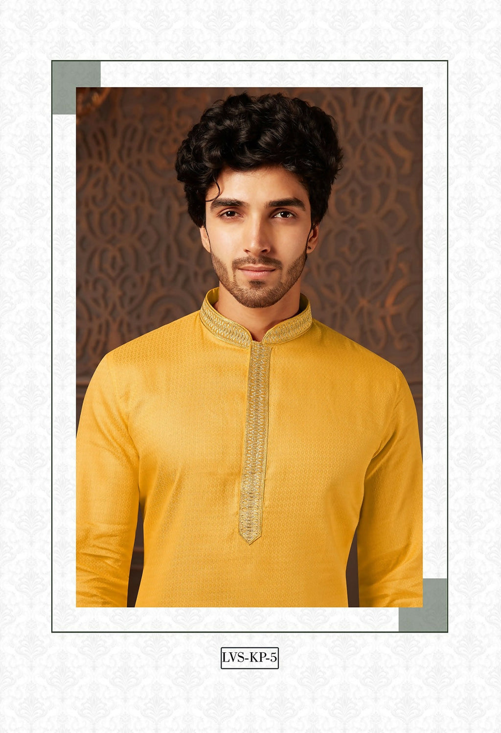Joban Fashion Musturd Cotton Kurta Pyjama