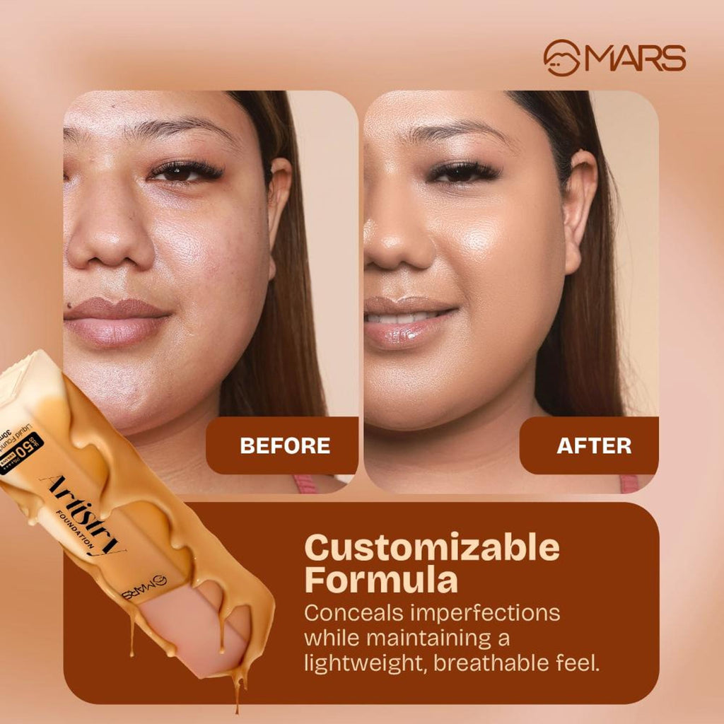 MARS Cosmetics Artistry Liquid Foundation - 10-Toasted Almond