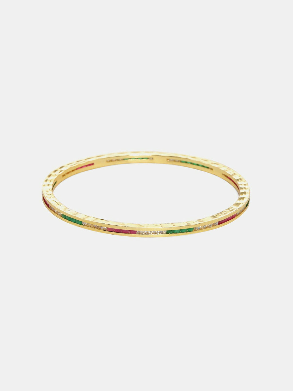 Golden Bangle- Ruby Raang