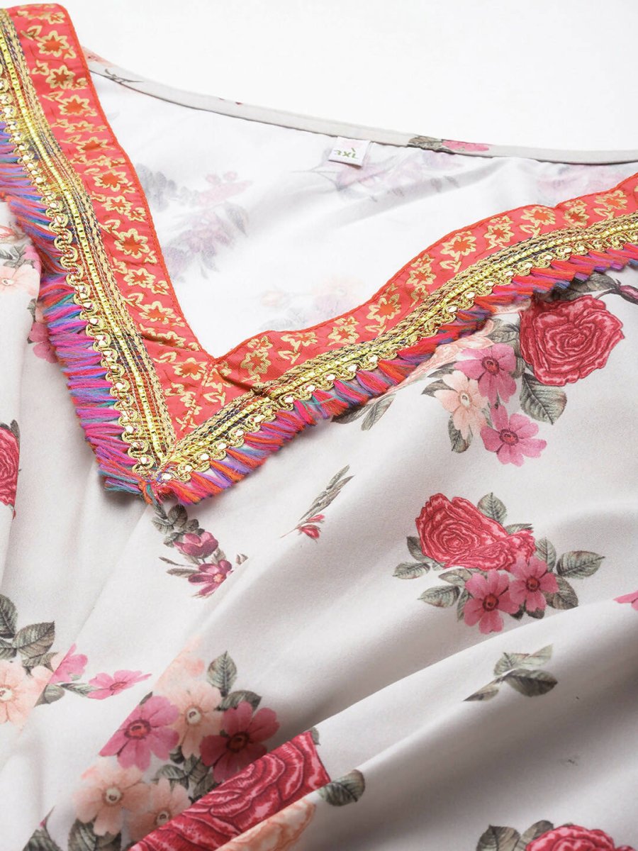 Ahalyaa Women's Traditional Wear Co-ords - Beige