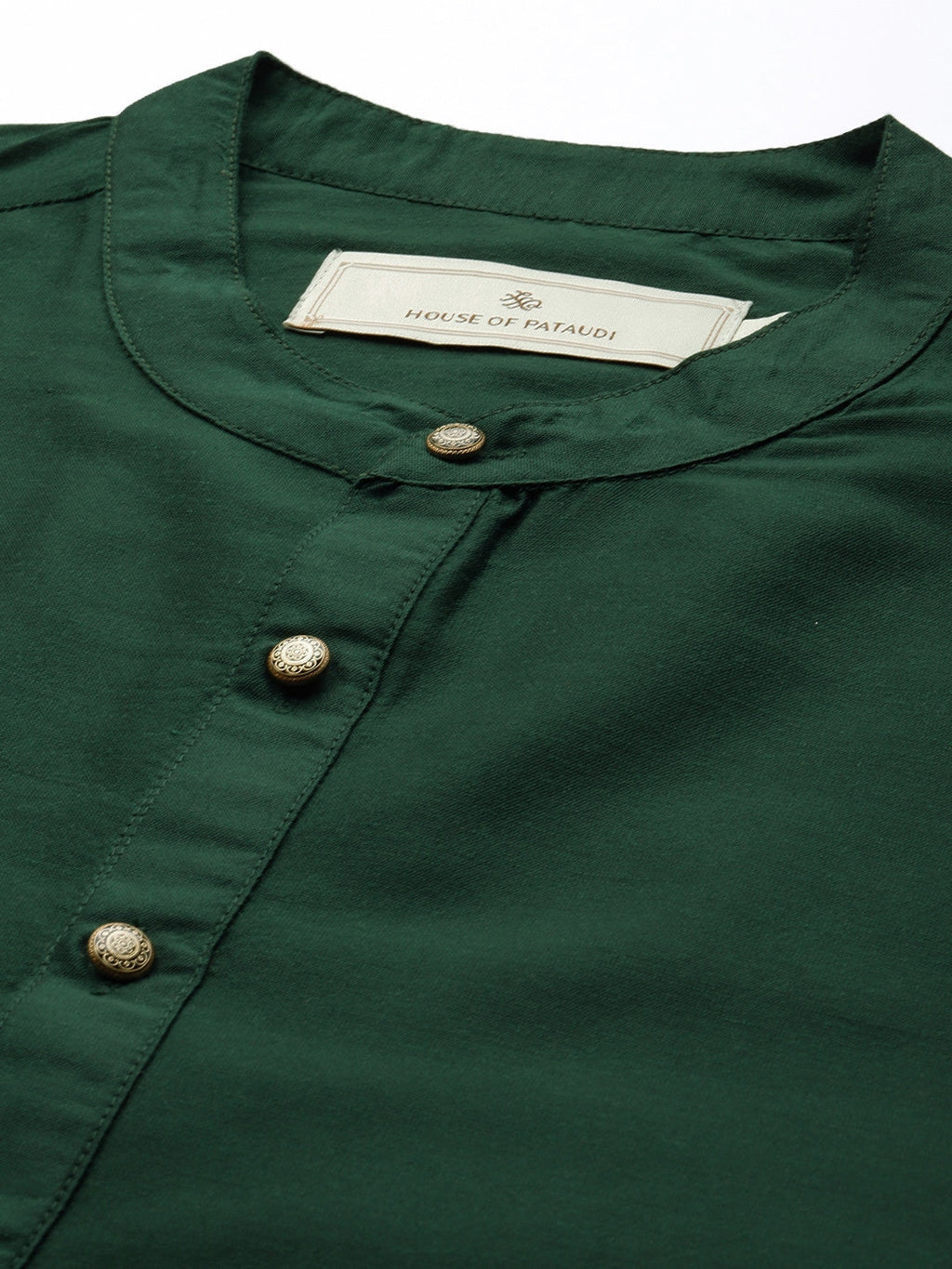 House of Pataudi Men Sequinned Rozana Kurta with Pyjamas