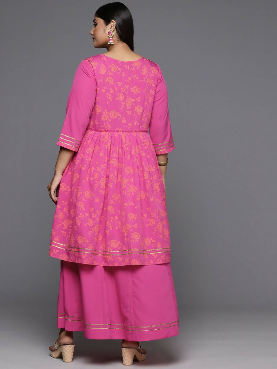 Ahalyaa Women's Traditional wear Ethnic Dress - PINK