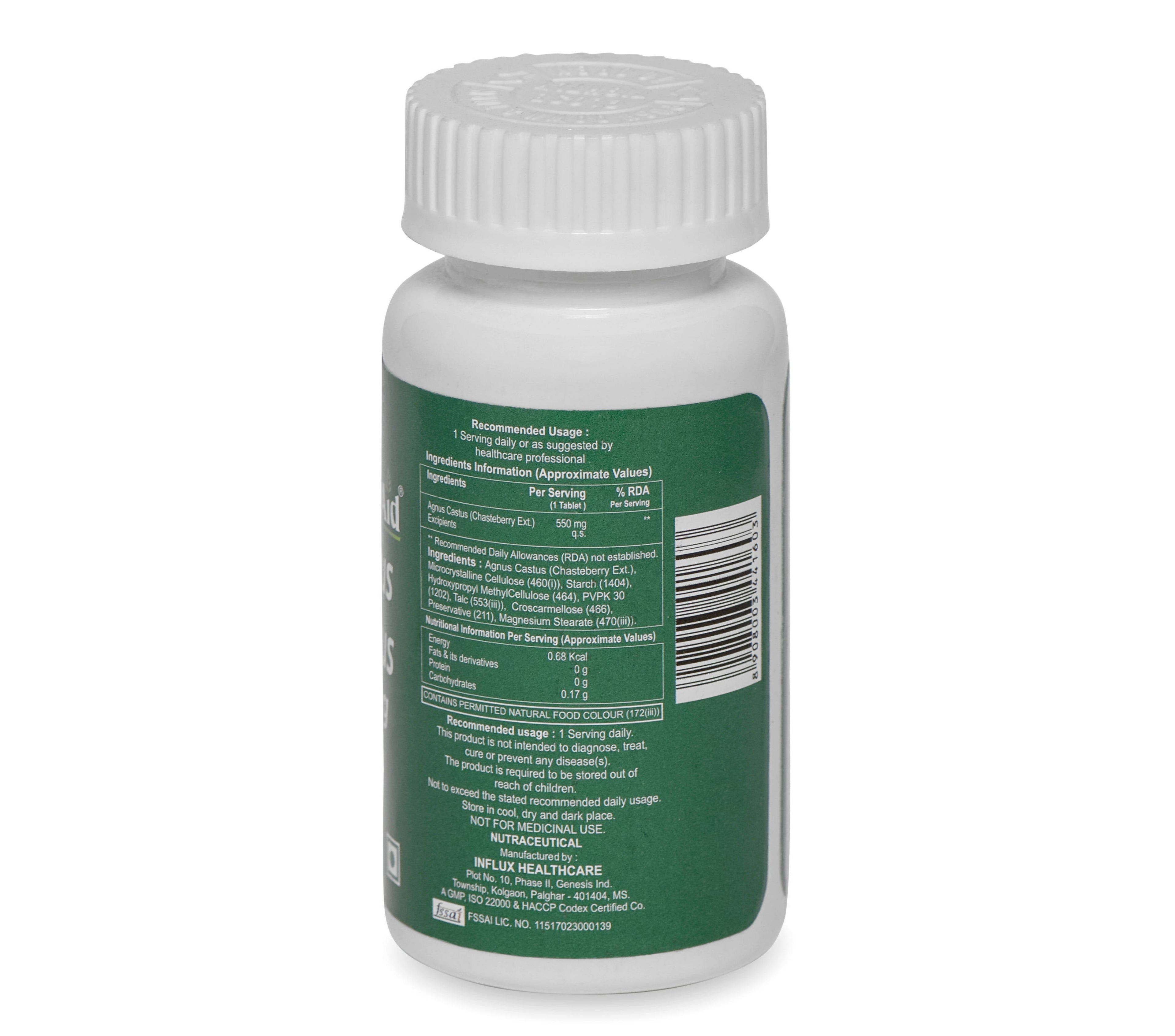 HealthAid Agnus Castus 550 mg Tablets