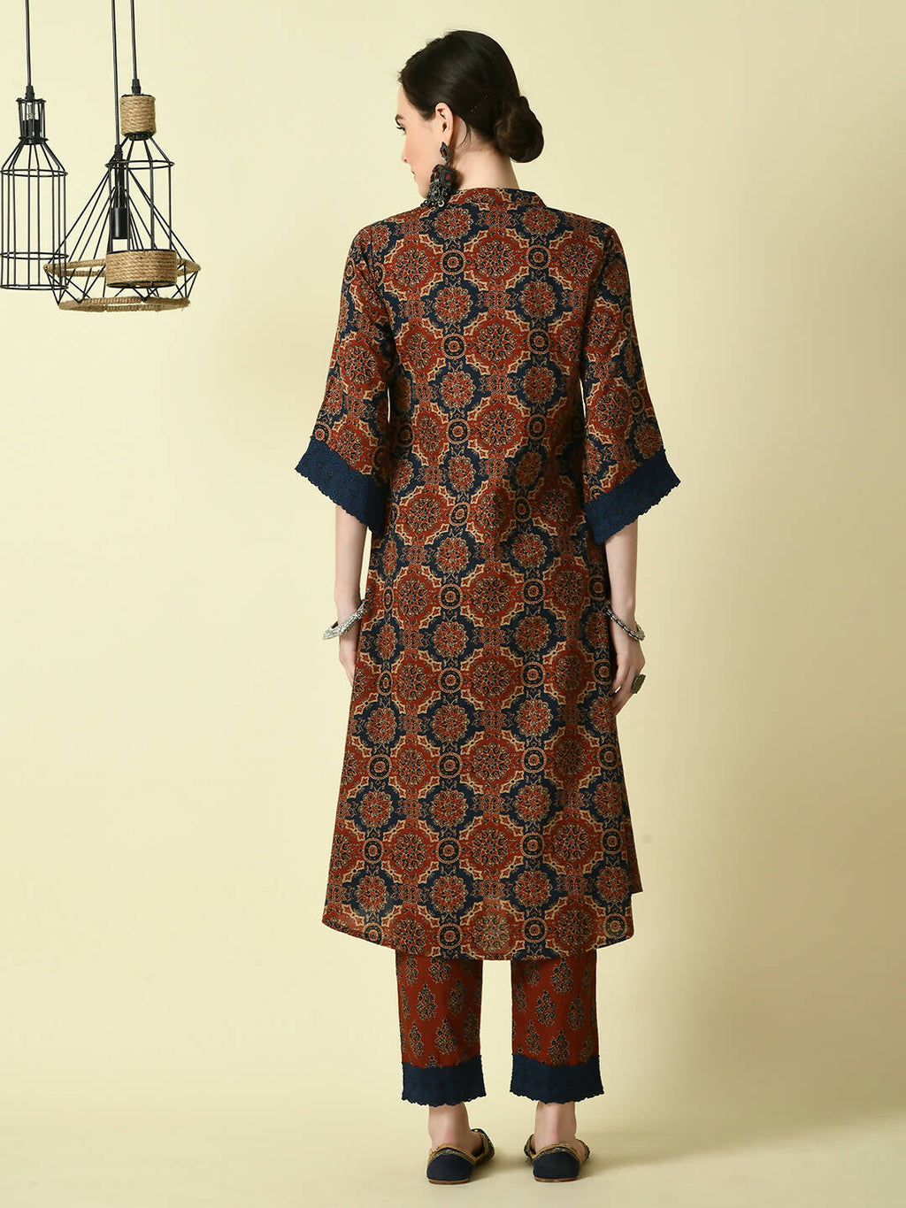 Myshka Women's Multi A-Line Printed Kurta