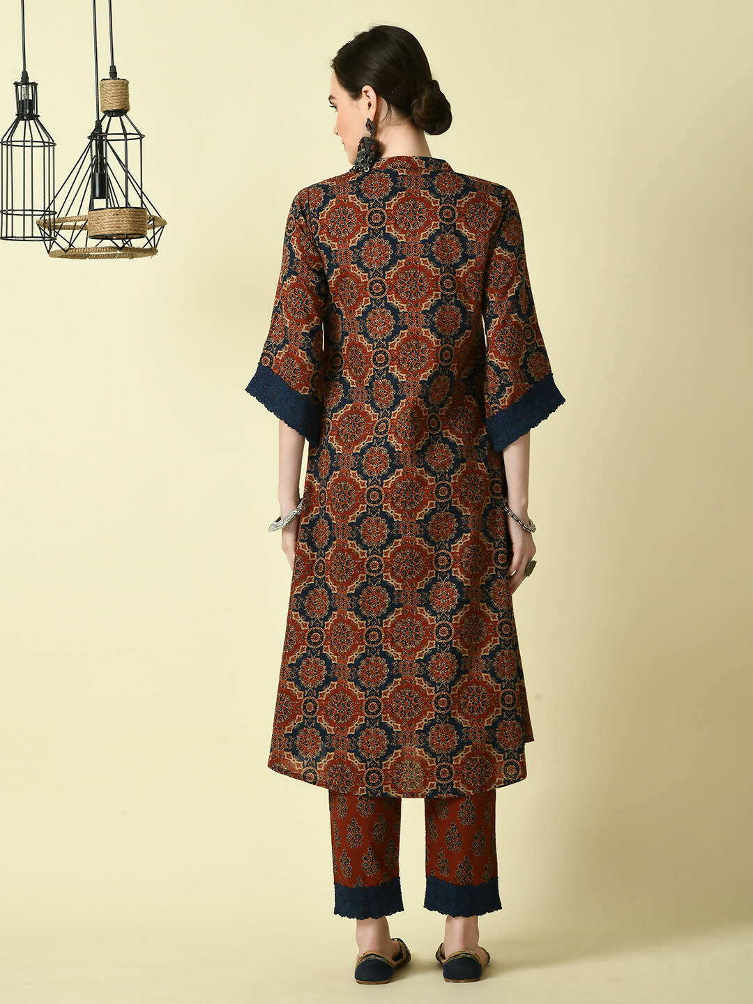 Myshka Women's Multi A-Line Printed Kurta