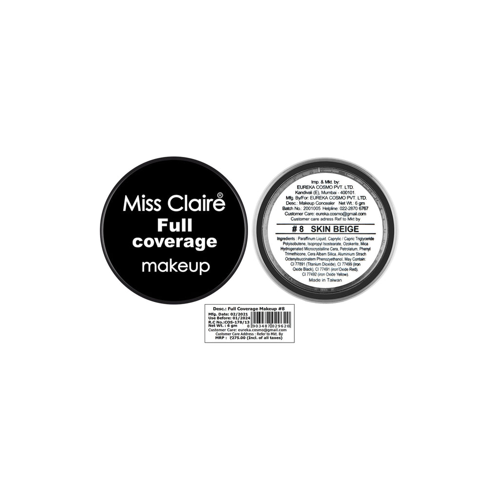 Miss Claire Full Coverage Makeup + Concealer - 8