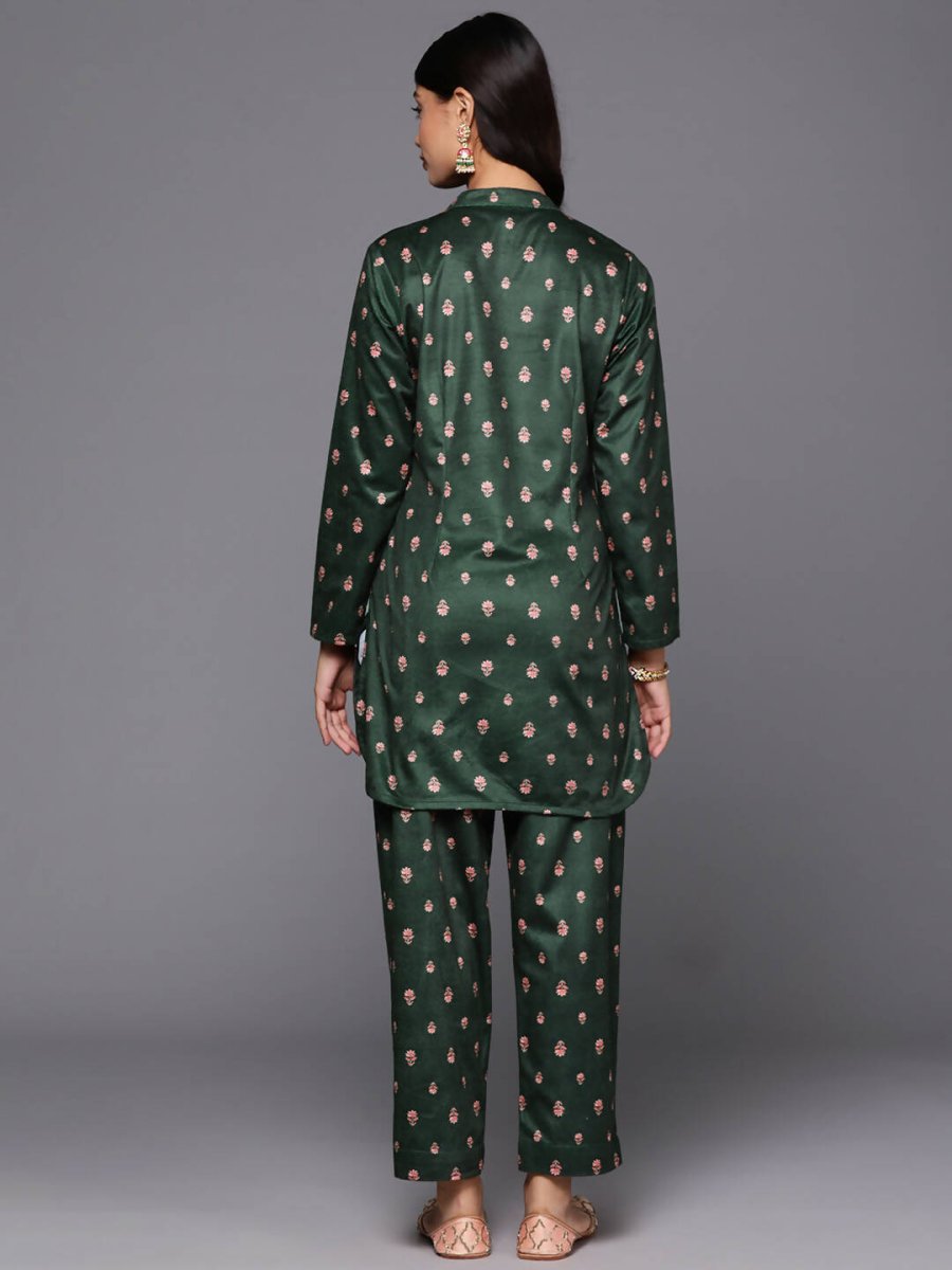 Ahalyaa Women's Traditional Wear Co-ods - Green