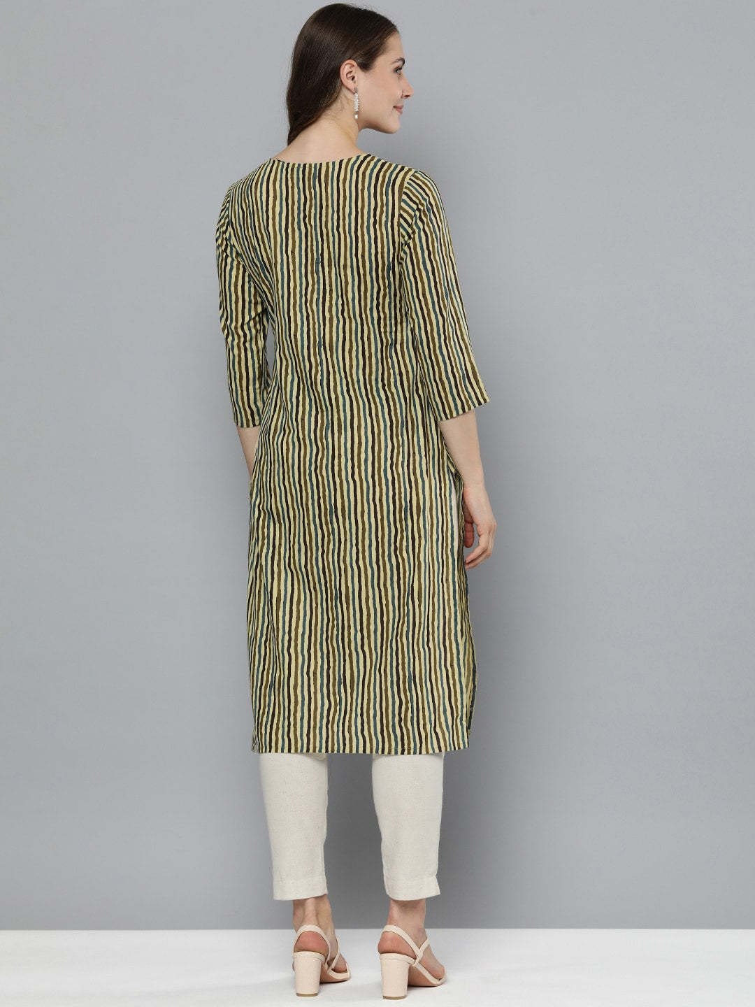 HERE&NOW Striped Kurta