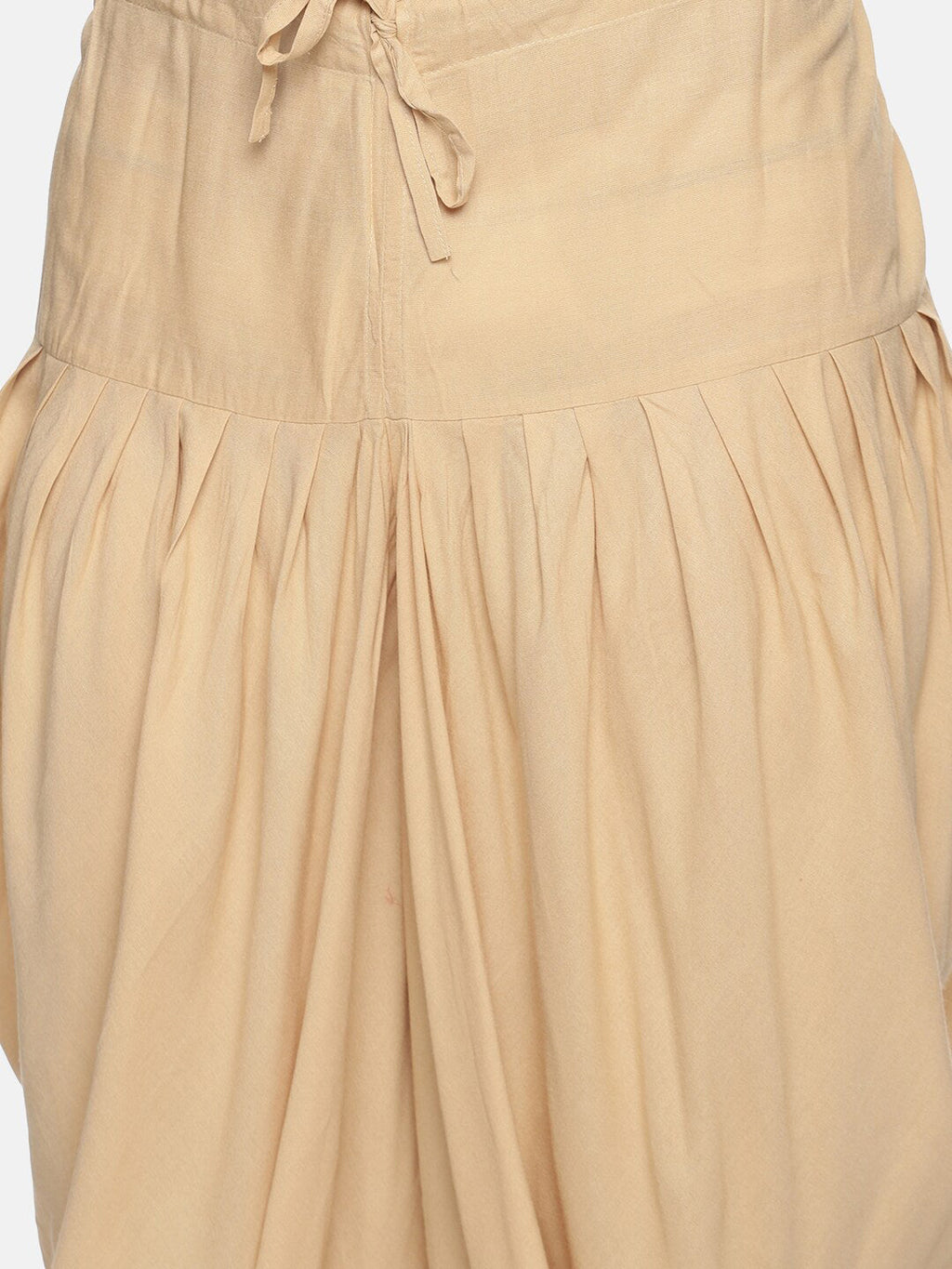 Sethukrishna Men Beige Solid Dhoti Pant