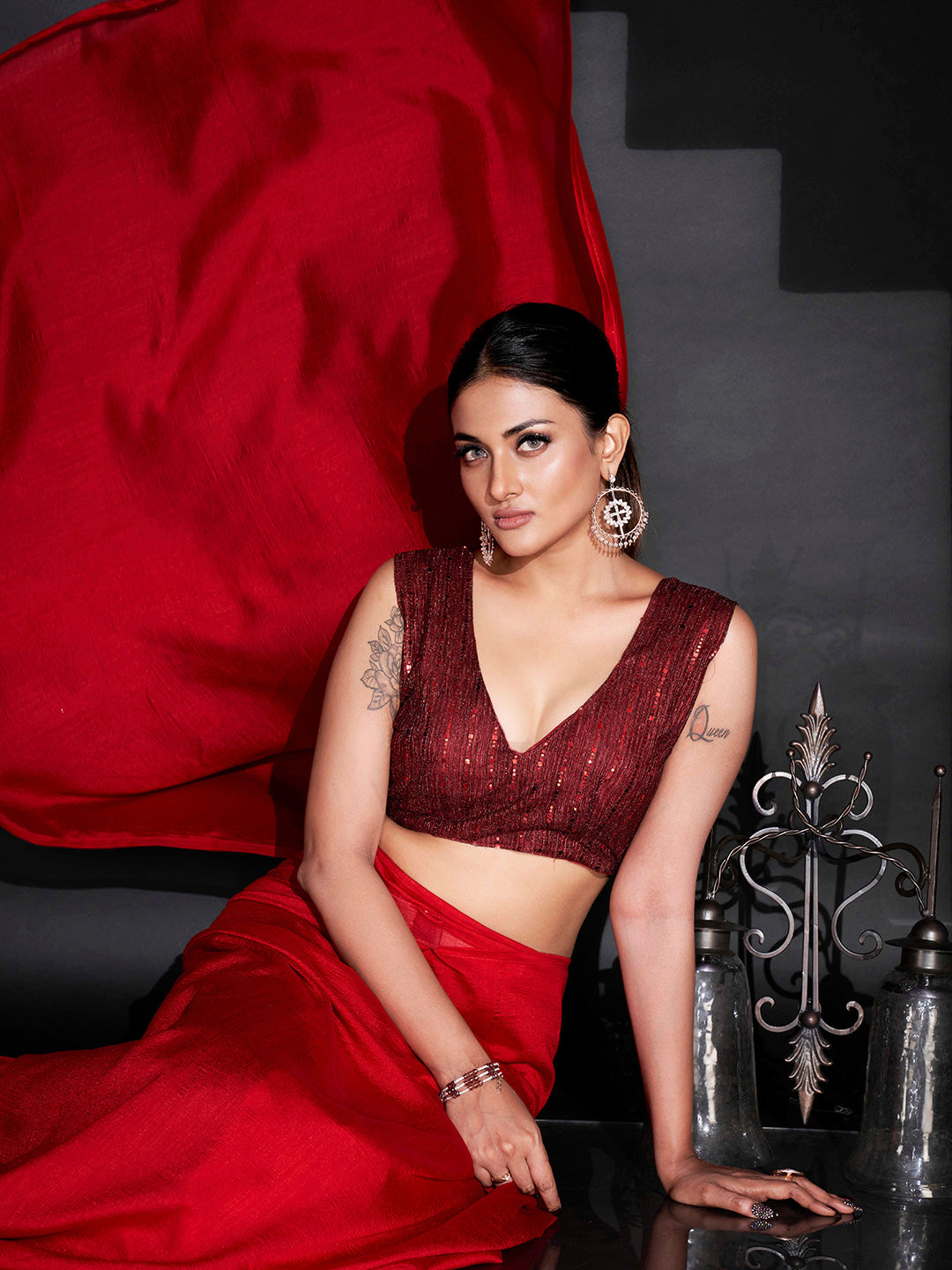 Tikhi Imli Ready To Wear Party Saree