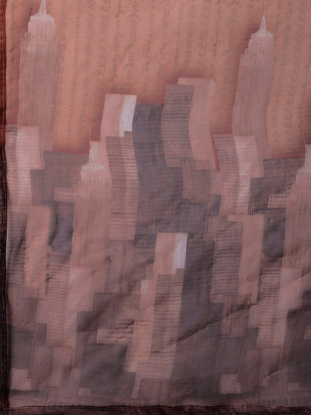HERE&NOW Lucknowi Chikankari Schiffli Chanderi Silk Kurta Trousers with Organza Dupatta