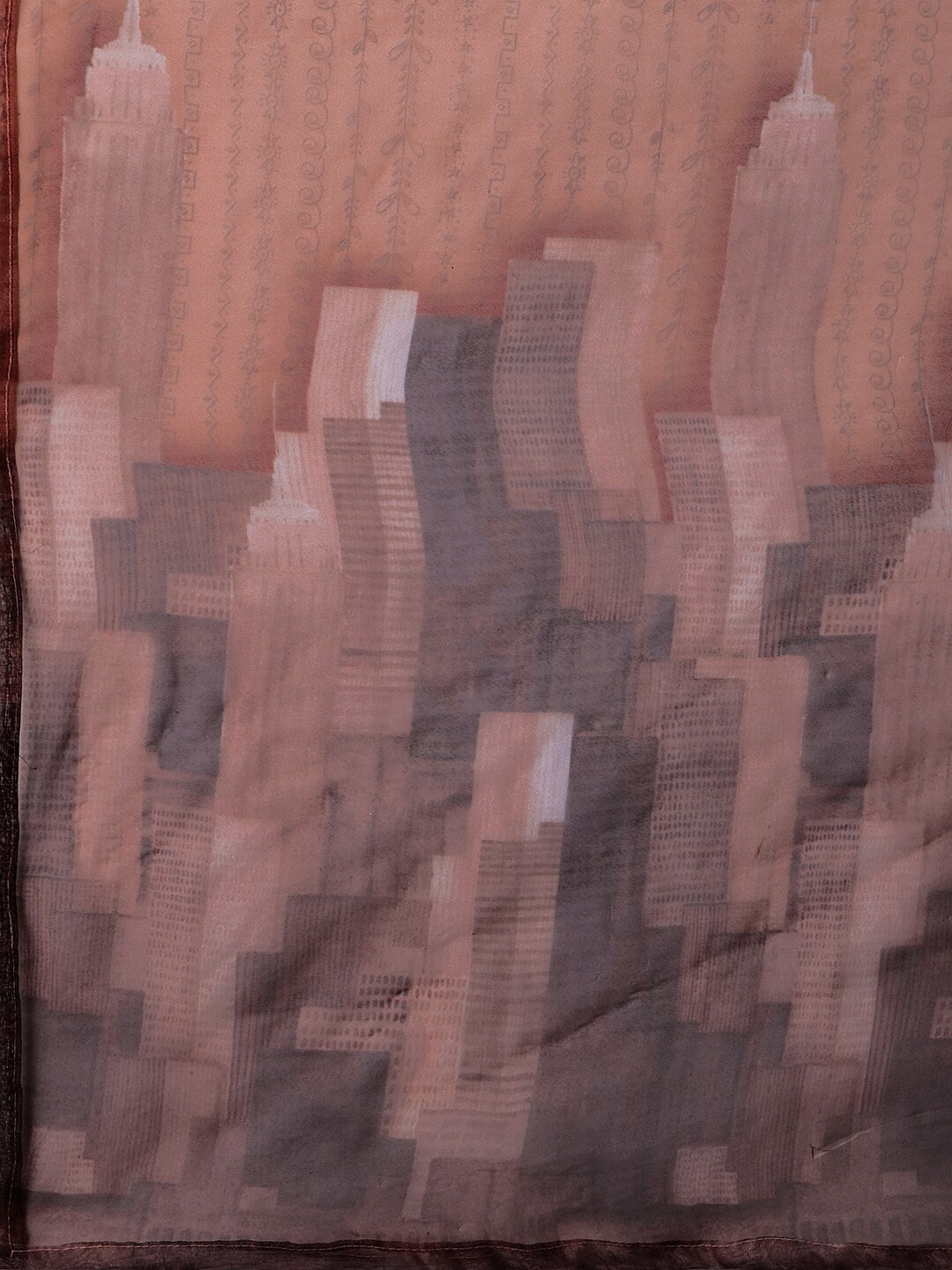 HERE&NOW Lucknowi Chikankari Schiffli Chanderi Silk Kurta Trousers with Organza Dupatta