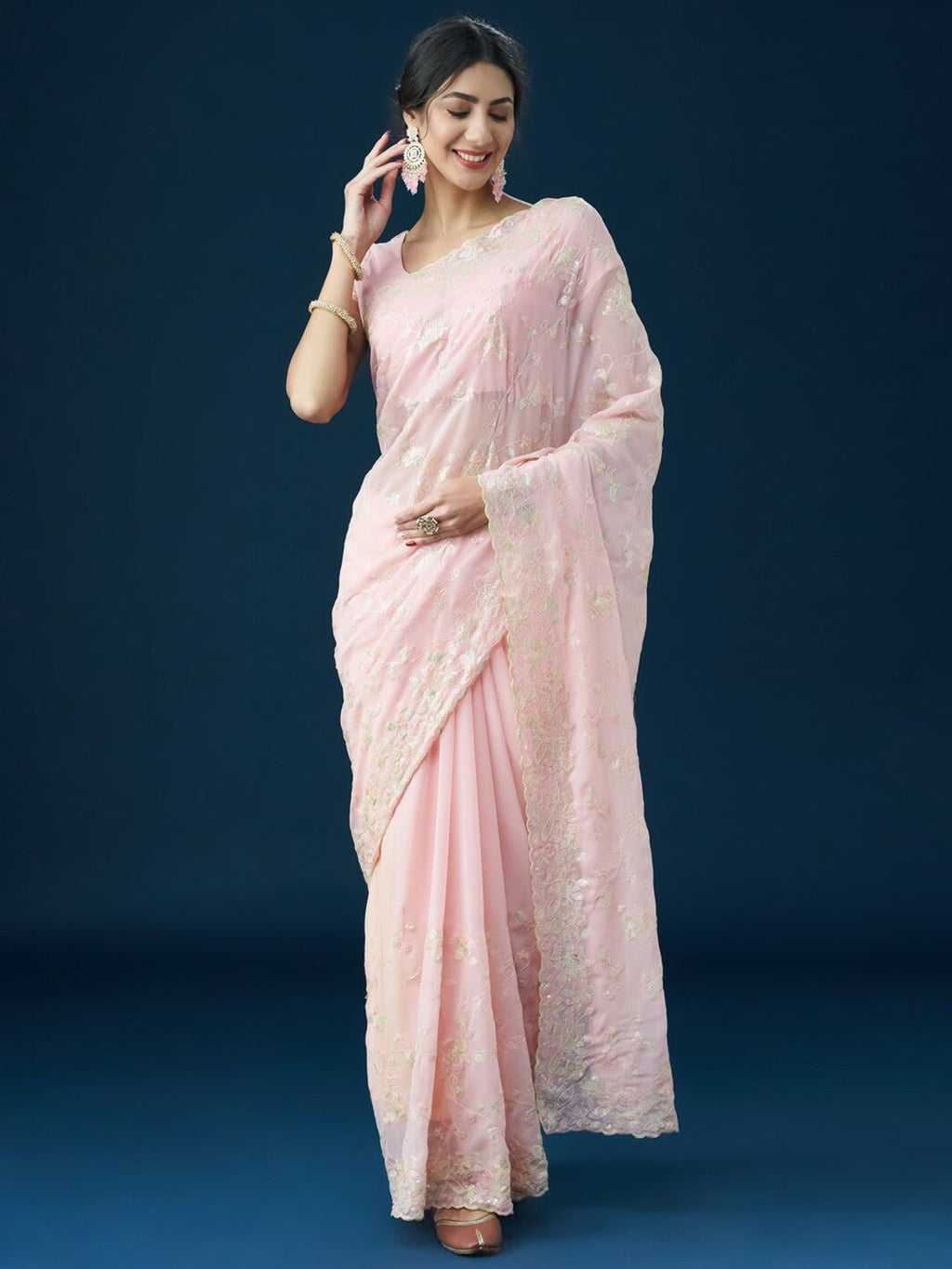 kasee Embellished Sequinned Saree
