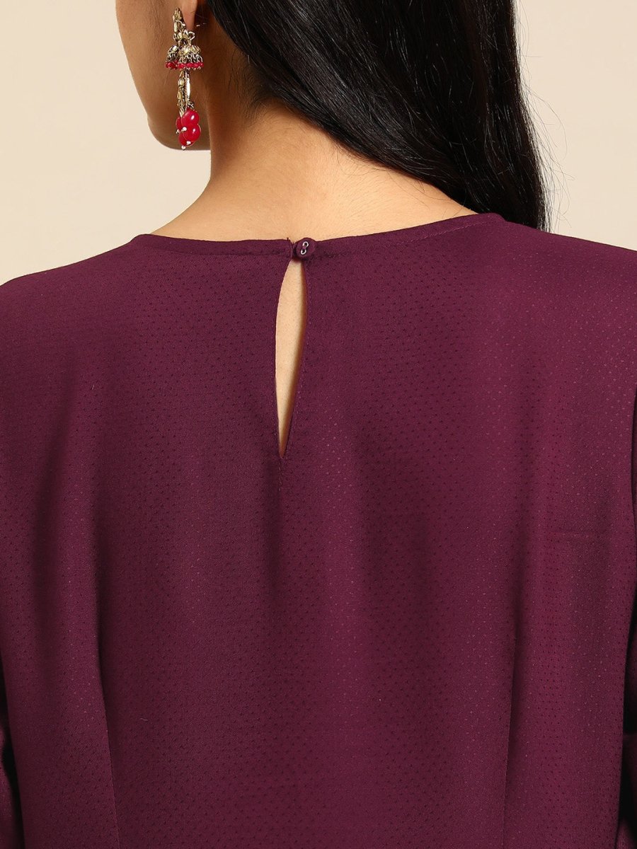 All About You Women Floral Embroidered Kurta