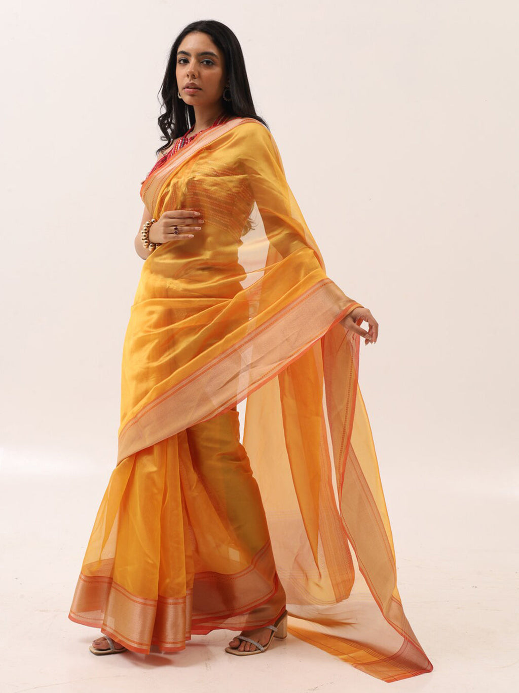 Tikhi Imli Organza Ready to Wear Saree