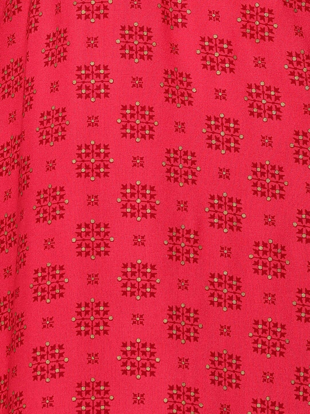HERE&NOW Ethnic Motifs Printed Sequined Embroidered Straight Kurta