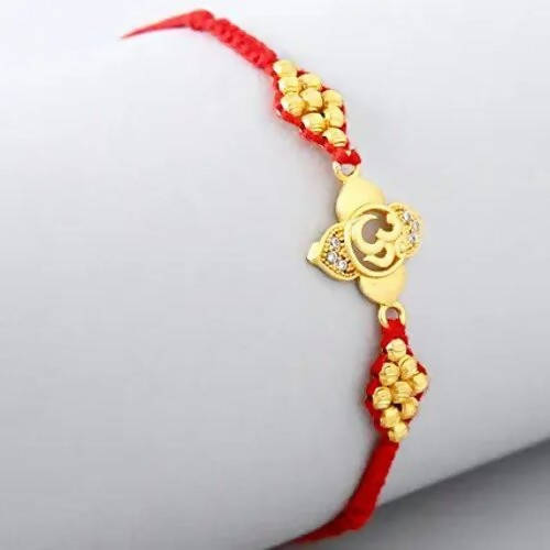Om Divine Rakhi & Dry Fruits Treat Jars