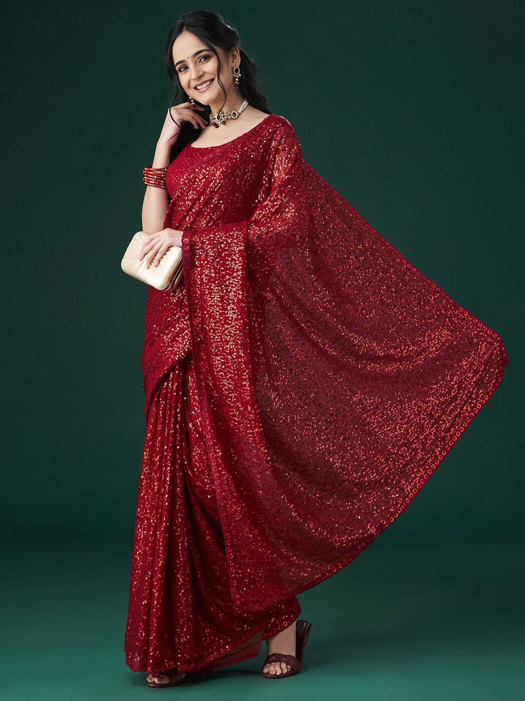 kasee Embellished Sequinned Saree