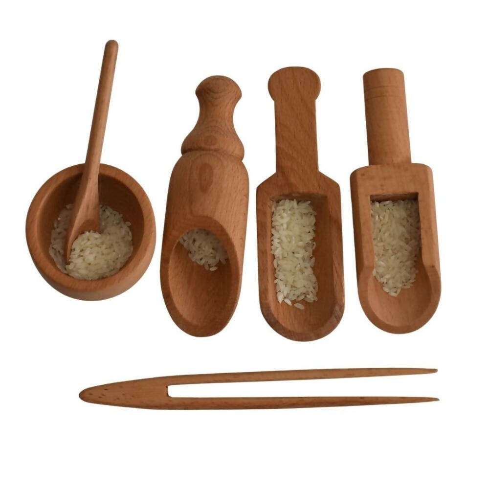 Nesta Toys Sensory Wooden Toys - Beech Wood