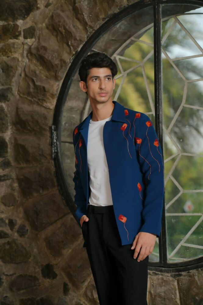Torque Teal Blue Shacket by Hilo Design