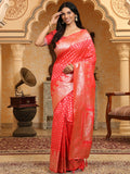 Shree Shyam Fashion Banarasi Silk Pink Saree