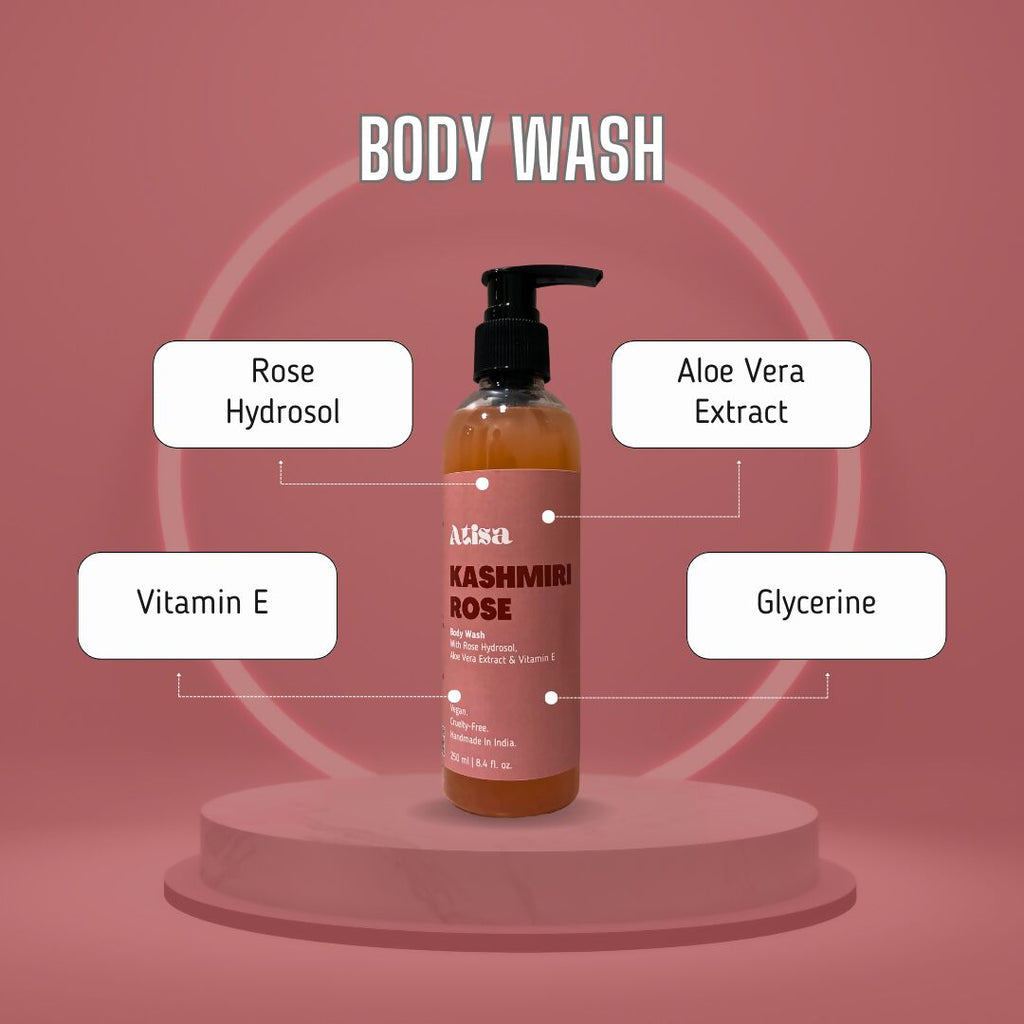 Atisa Kashmiri Rose Body Wash