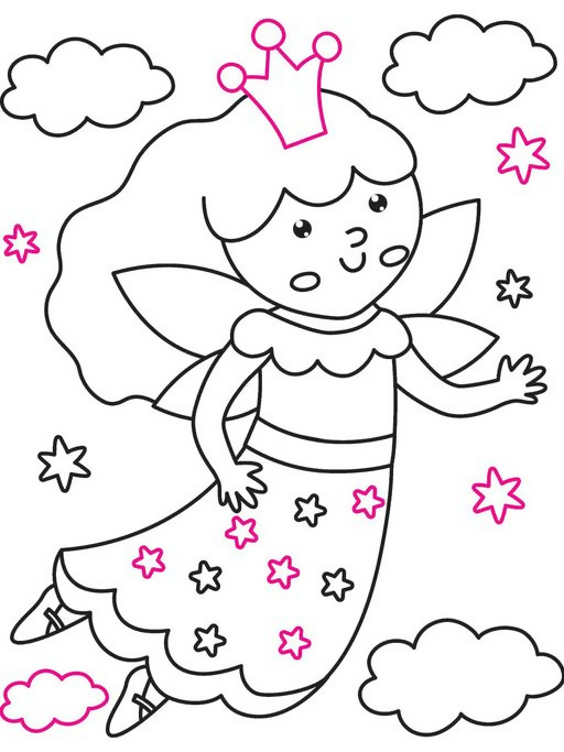 Dreamland Publications Little Fairy Neon Colour and Sticker Dots Book Over 500 Stickers For Kids