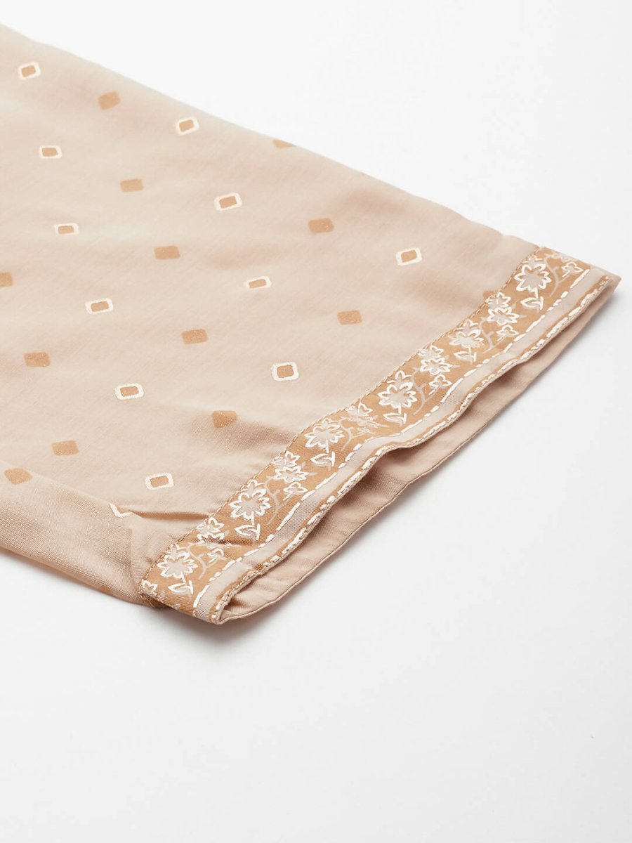 Ahalyaa Women's Traditional wear Kurta Set - Tan
