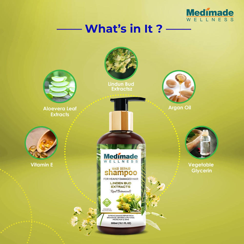Medimade Wellness Hair Repair Shampoo with Linden Bud Extracts